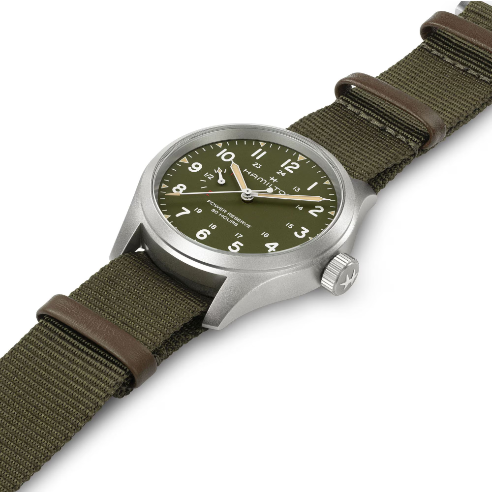 Hamilton - Orologio solo tempo Khaki Field Power Reserve | 40 mm