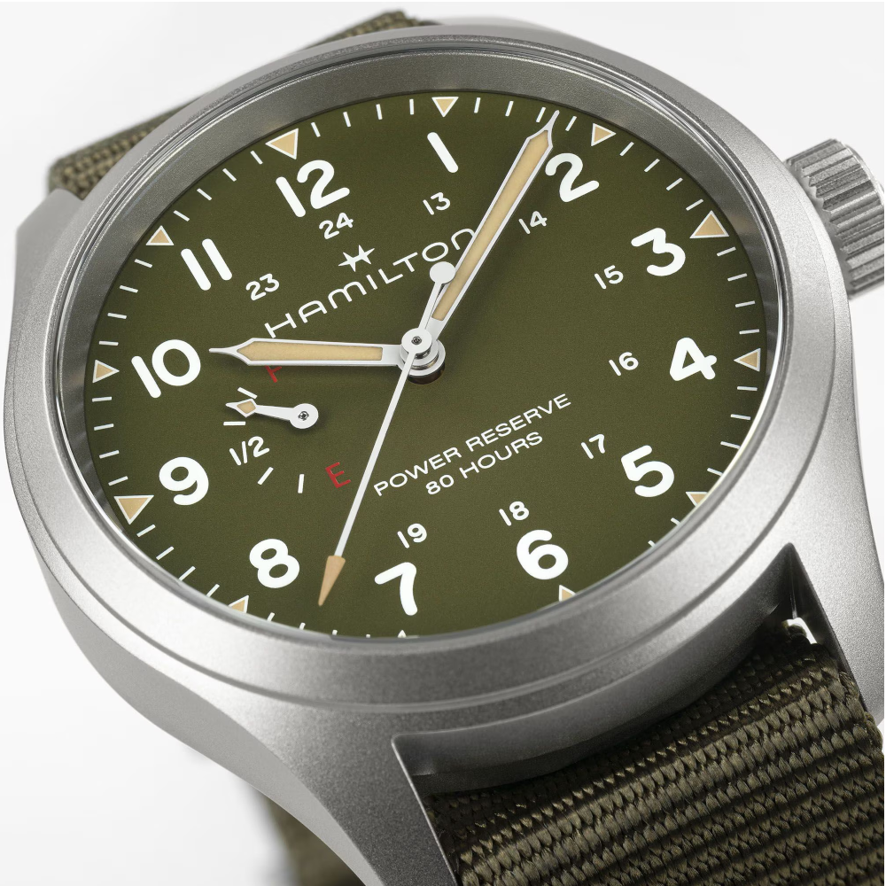 Hamilton - Orologio solo tempo Khaki Field Power Reserve | 40 mm