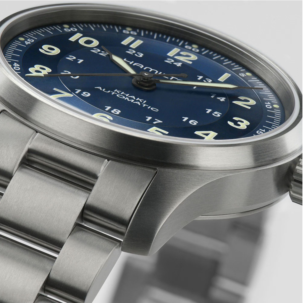 Hamilton - Orologio Khaki Field Titanium Auto 42 mm