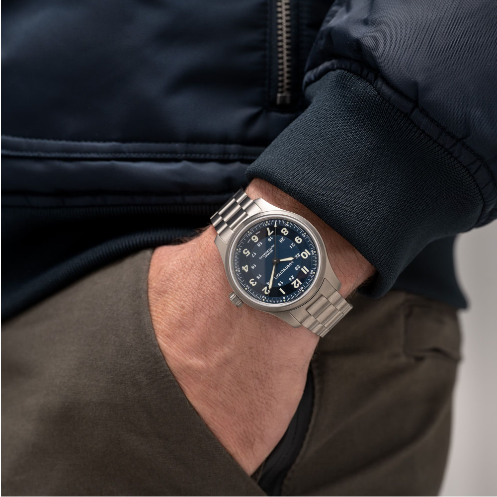 Hamilton - Orologio Khaki Field Titanium Auto 42 mm