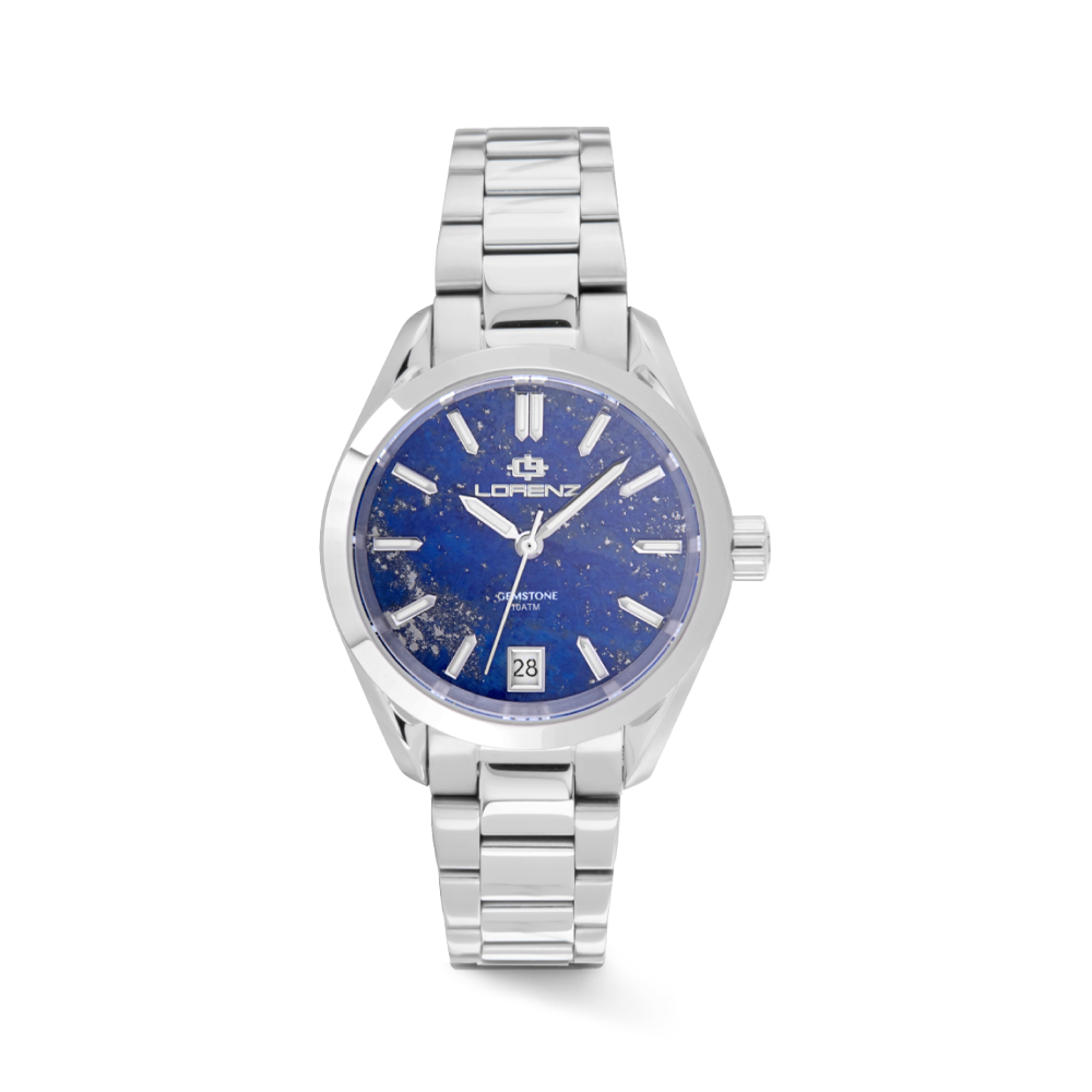 Lorenz - Orologio solo tempo Ginevra Gemstone al quarzo | 34mm