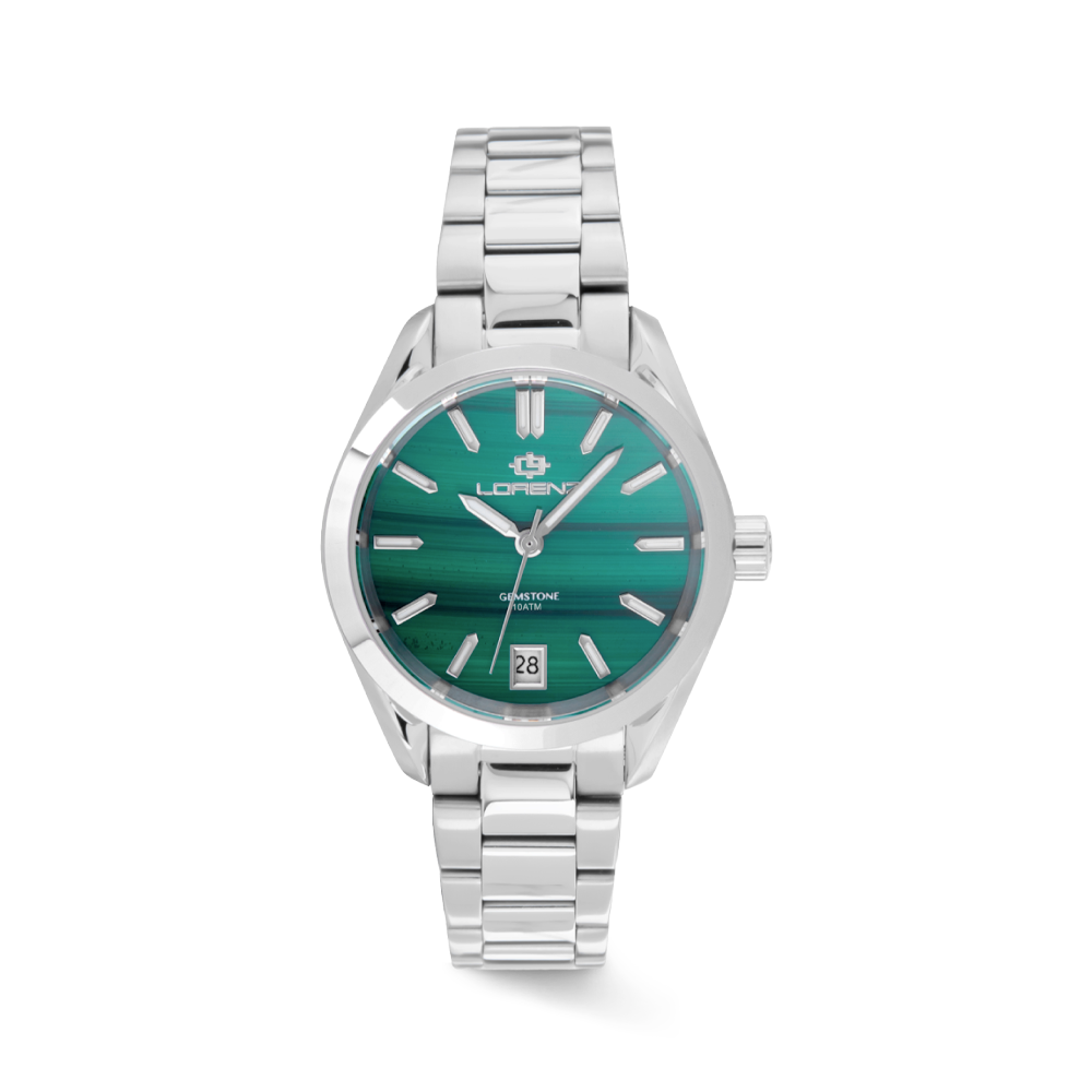 Lorenz - Orologio solo tempo Ginevra Gemstone al quarzo | 34mm