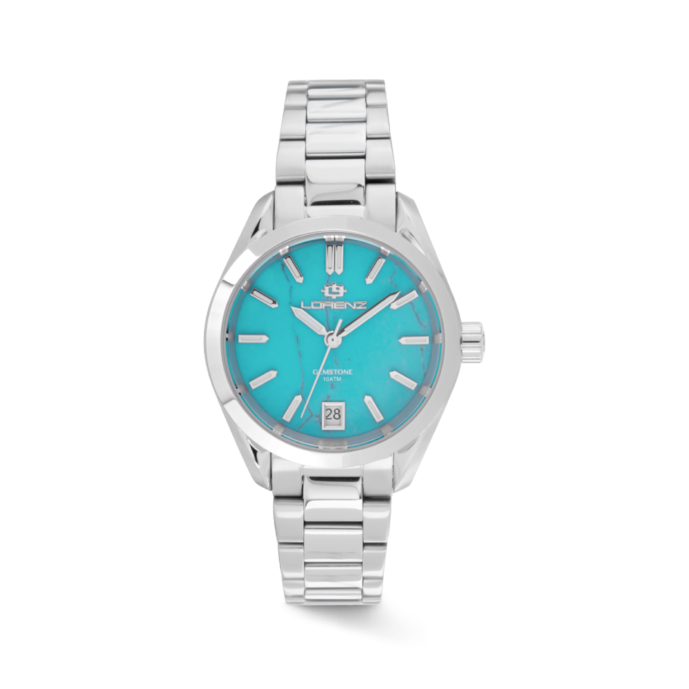 Lorenz - Orologio solo tempo Ginevra Gemstone al quarzo | 34mm