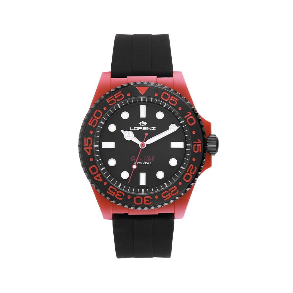 Lorenz - Orologio solo tempo Ocean Club Red Coral al quarzo | 40mm