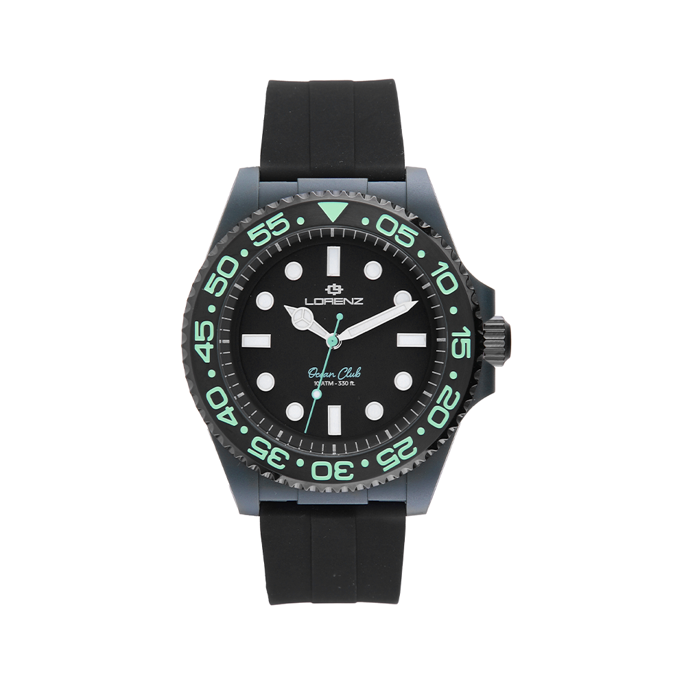 Lorenz - Orologio solo tempo Ocean Club Green Turtle al quarzo | 40mm
