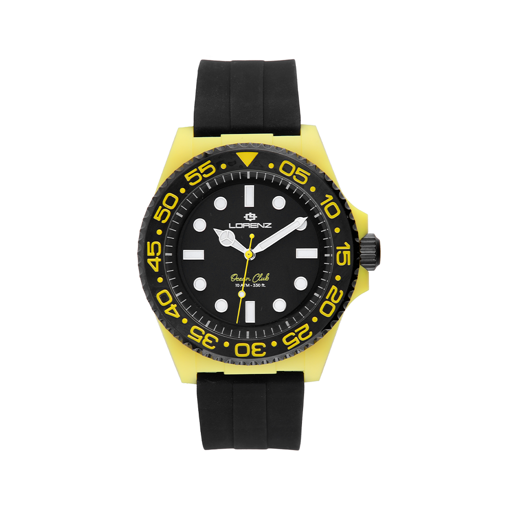 Lorenz - Orologio solo tempo Ocean Club Yellow Fin al quarzo | 40mm