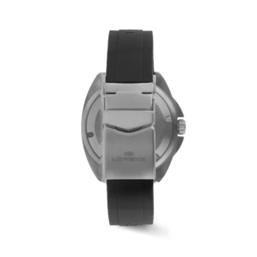 Lorenz - Orologio solo tempo Full Titanium 300 nero automatico | 42mm