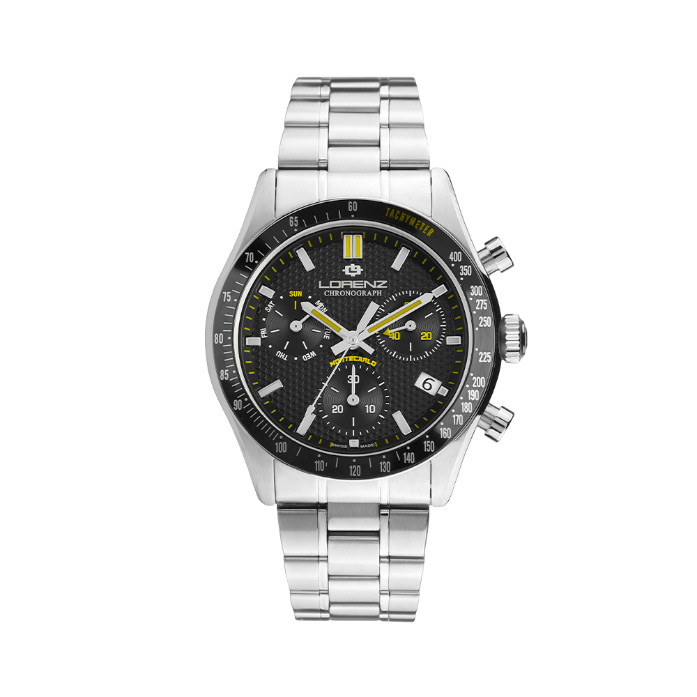 Lorenz - Orologio cronografo Montecarlo al quarzo | 42mm