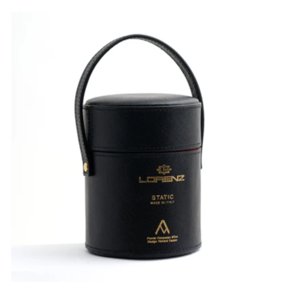 Lorenz - Orologio solo tempo da tavolo al quarzo Static laccato rosso
