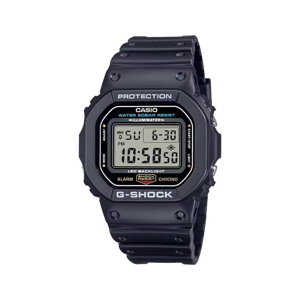 Casio - Orologio digitale G-Shock Serie 5600 al quarzo | 48,9×42,8cm