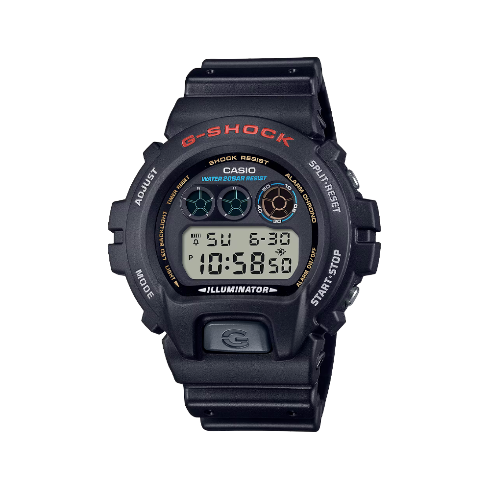 Casio - Orologio digitale G-Shock Serie 6900 al quarzo | 53,2×50cm