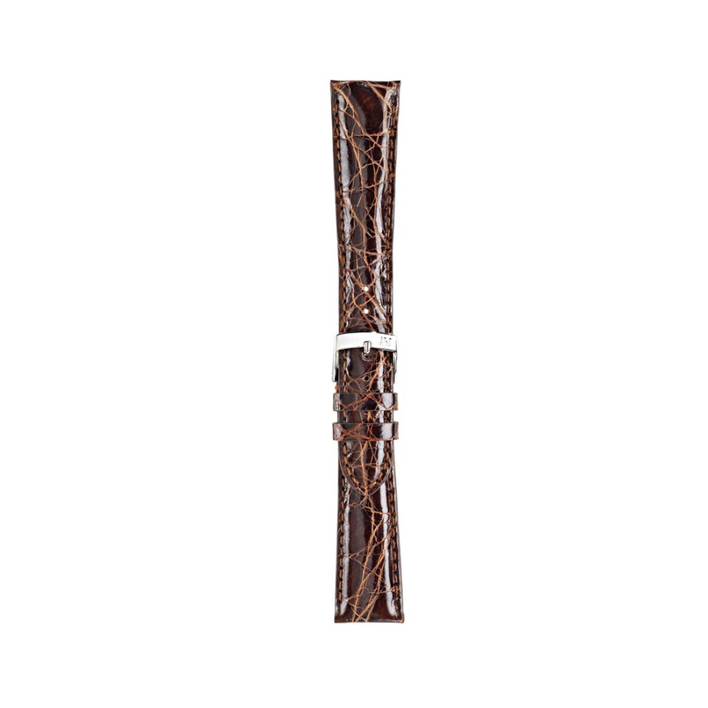 Morellato - Cinturino in pelle di coccodrillo 16mm marrone