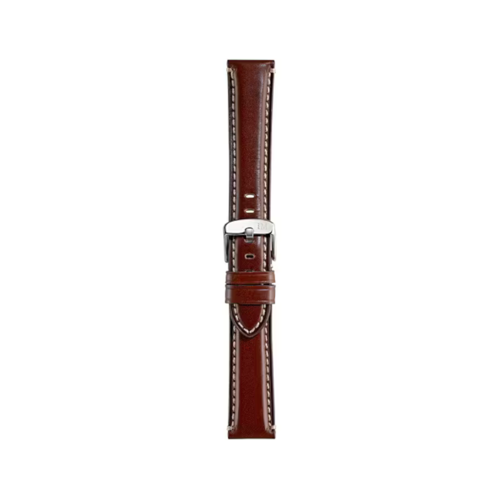 Morellato - Cinturino Giorgione in pelle british marrone con chiusura ad ardiglione