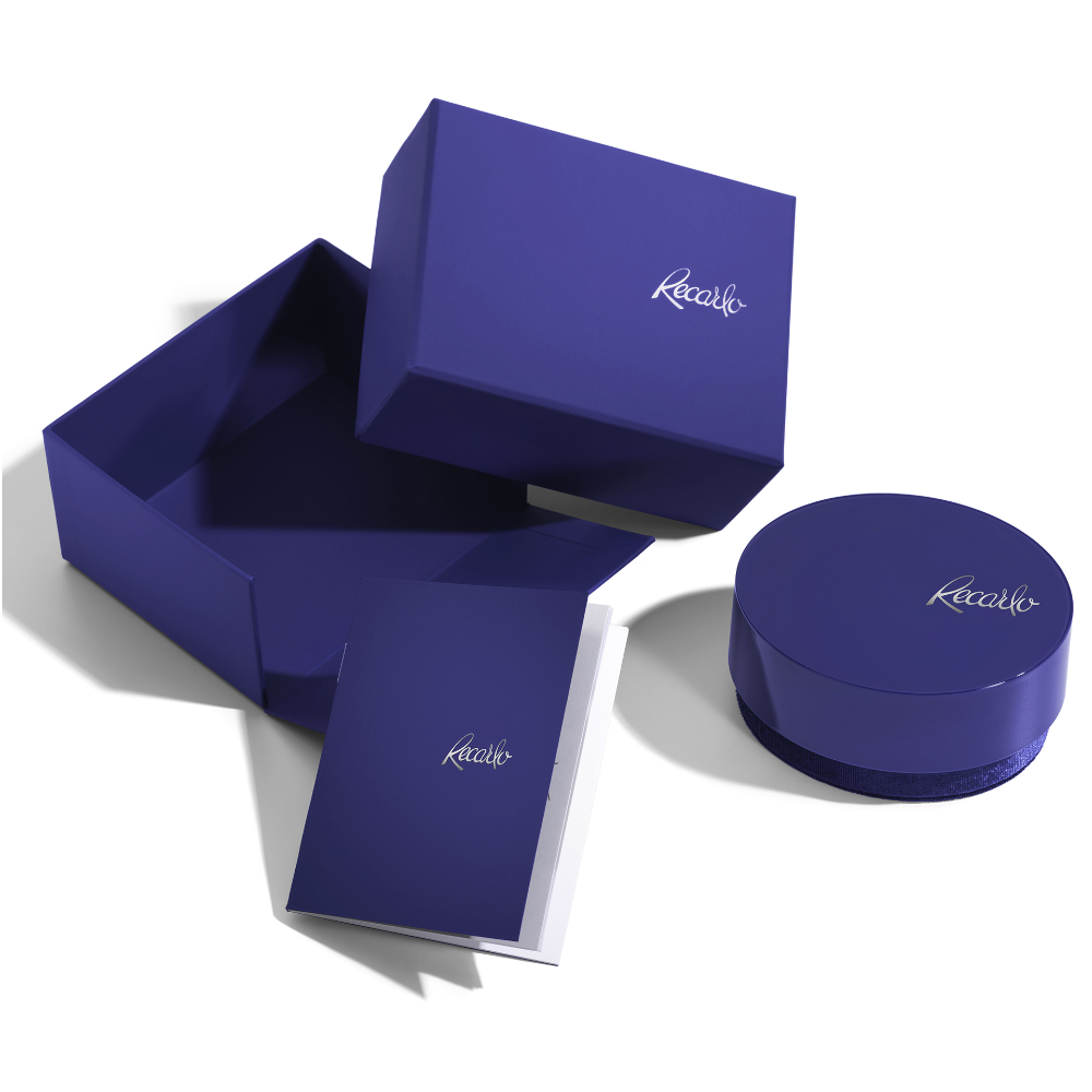 Recarlo - Anello solitario Anniversary a sei punte in oro bianco con diamante naturale |