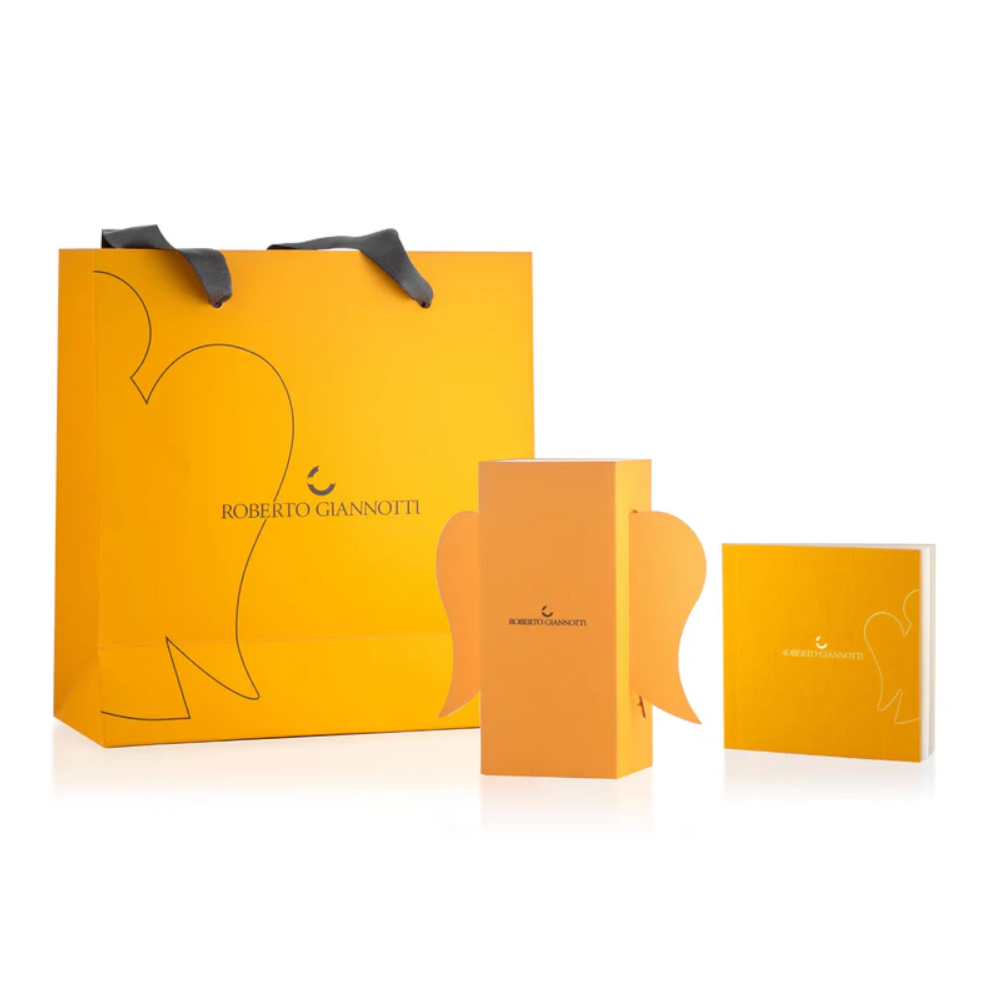 Giannotti - Pendente Angelo in Oro giallo satinato e bianco