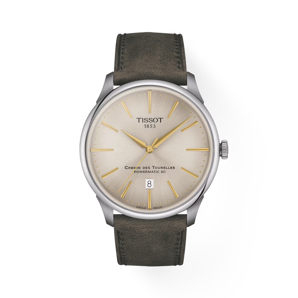Tissot - Orologio solo tempo Chemin Des Tourelles Powermatic 80 | 42Mm