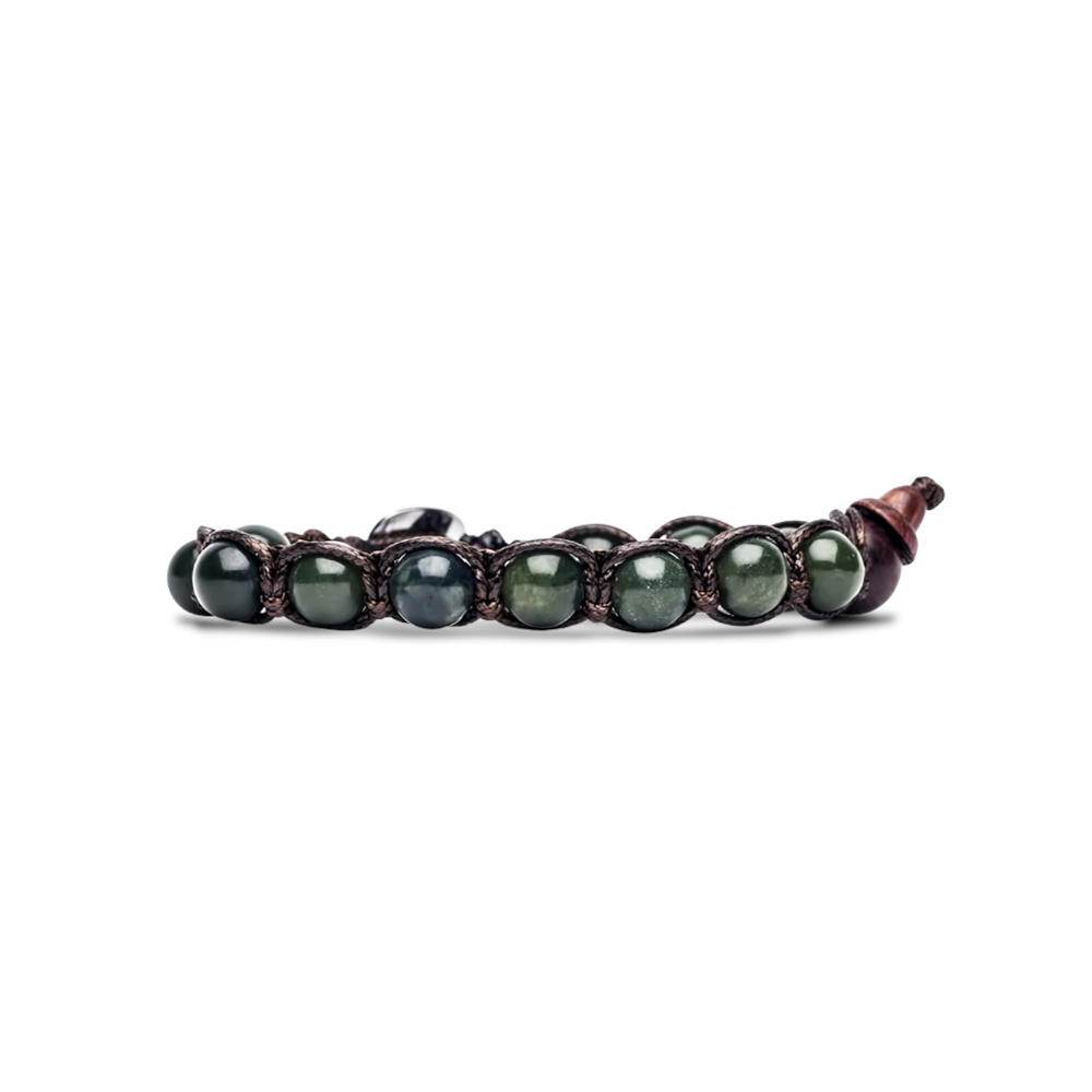 Tamashii - Bracciale  "Classic" con giada 8 mm