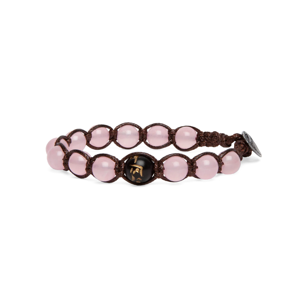 Tamashii - Bracciale "Cinque elementi - Terra" con giada rosa