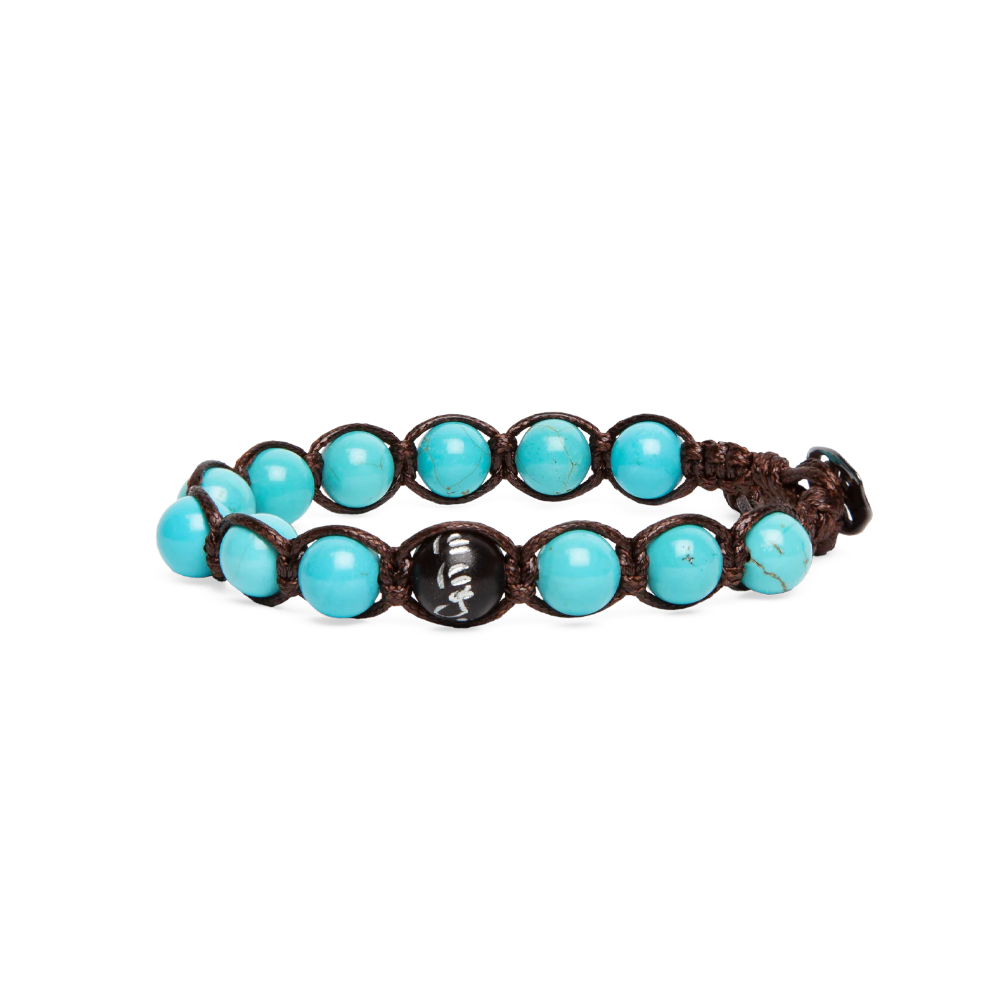 Tamashii - Bracciale "Cinque elementi - Acqua" con turchese