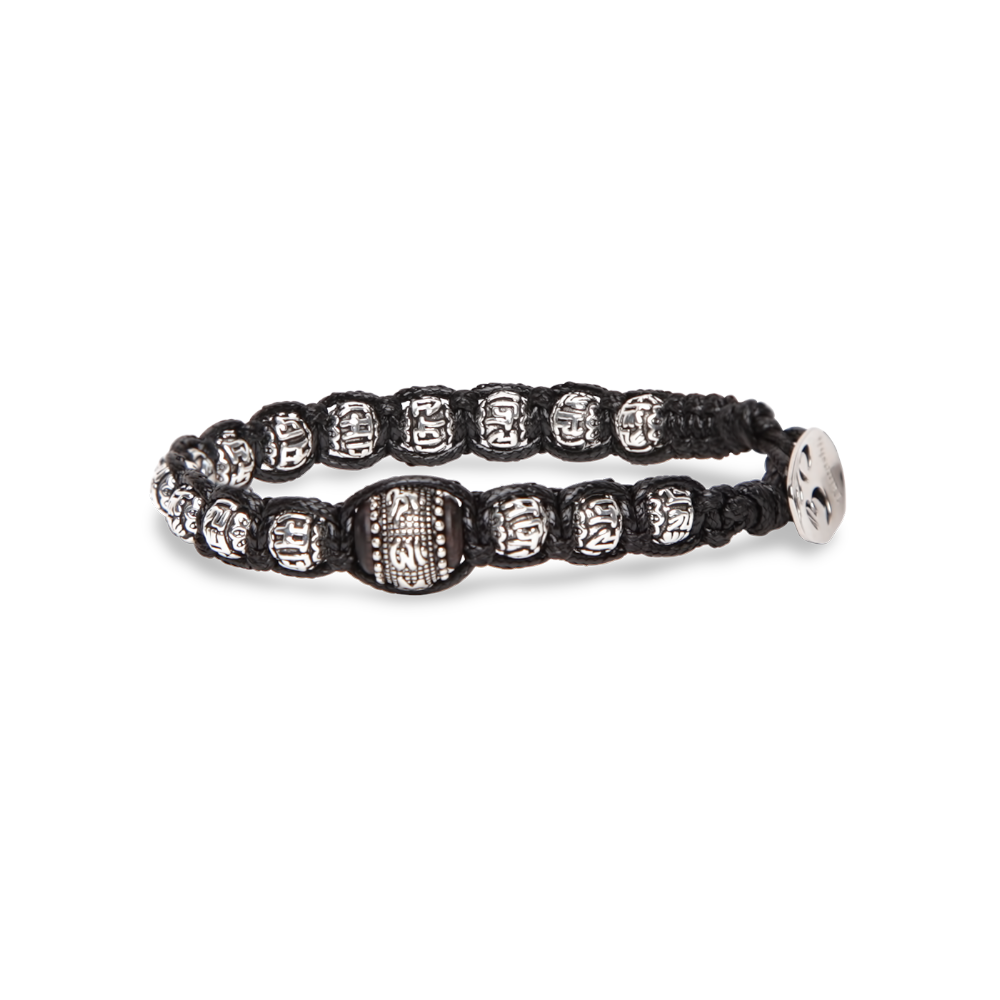 Tamashii - Bracciale "Ruota della Preghiera" con sfere in argento 925