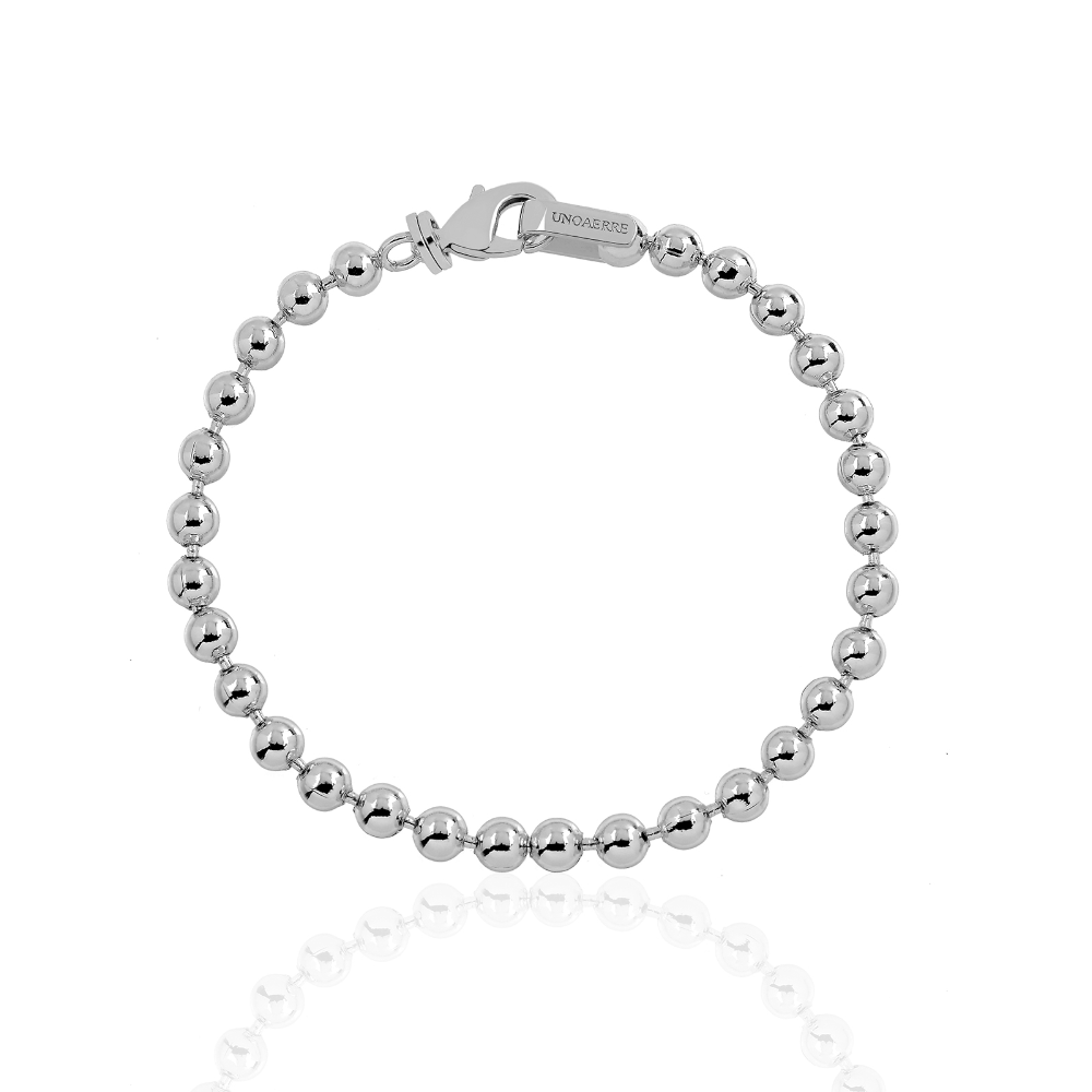 Unoaerre - Bracciale Bracciale catena a palline argentato | 21cm