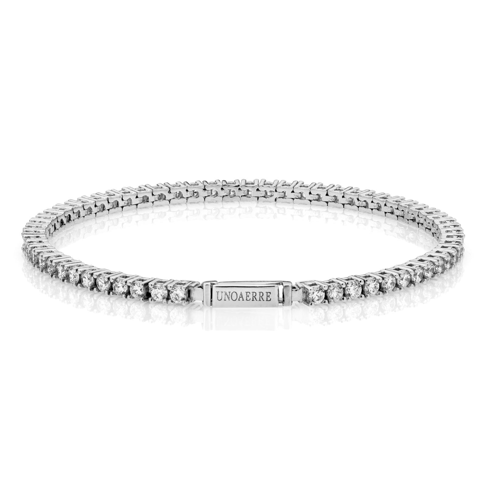 Bracciale Tennis in Argento 925 - Zirconi Verdi - Gioielleria Esposito Bracciale Tennis in Argento 925 - Zirconi Verdi - Gioielleria Esposito