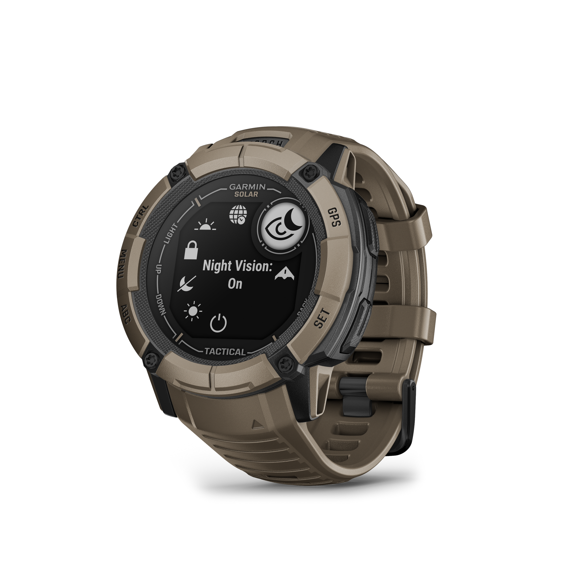 Garmin - Instinct 2X Solar - Tactical, Coyote Tan