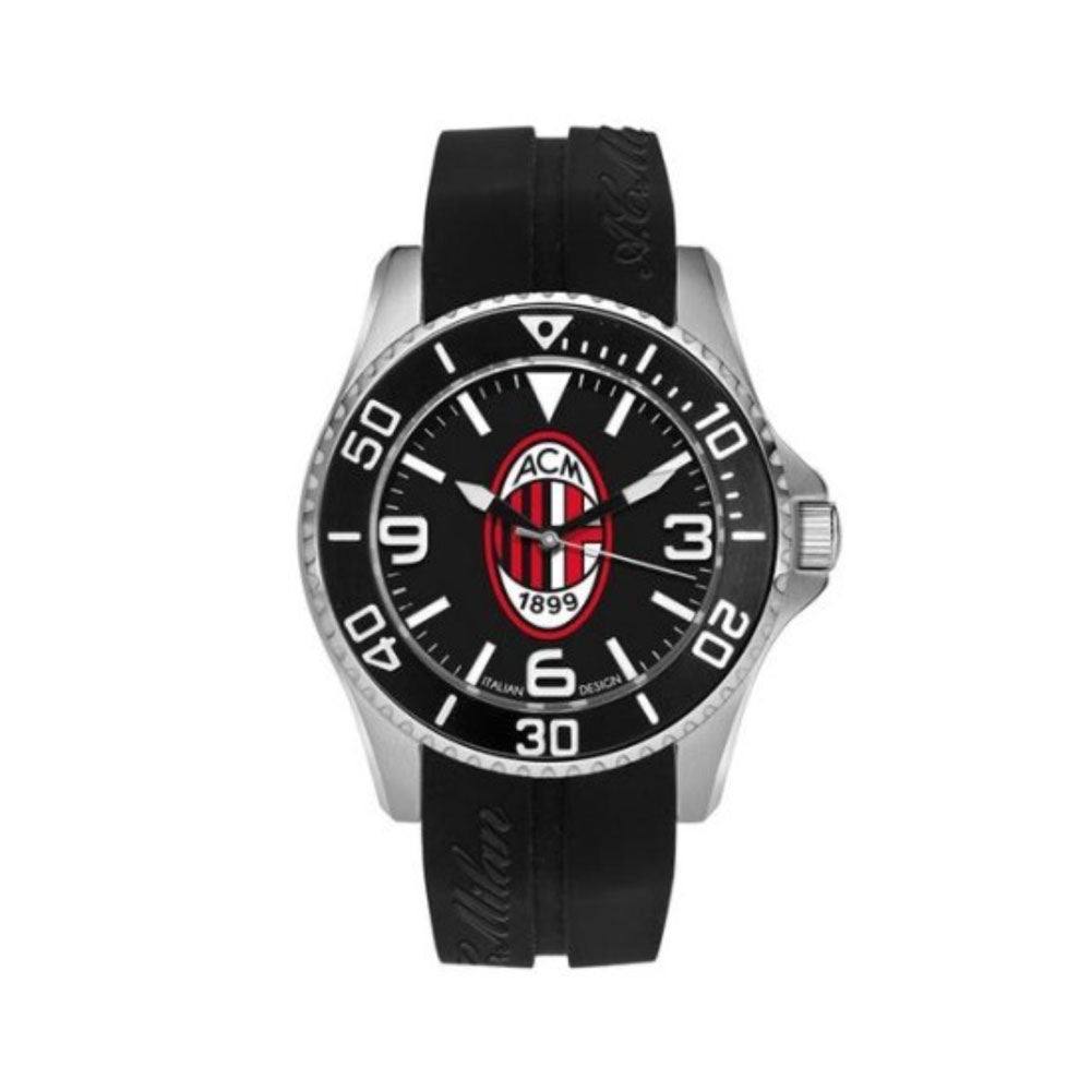 Ac Milan - Orologio Ufficiale Ac Milan Con Cinturino In Gomma