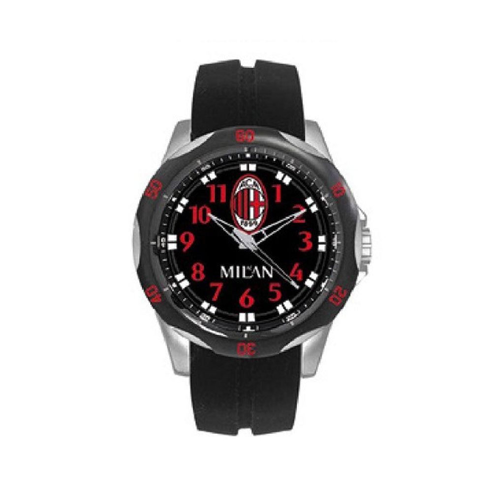 Ac Milan - Orologio Ufficiale Ac Milan Con Cinturino In Gomma