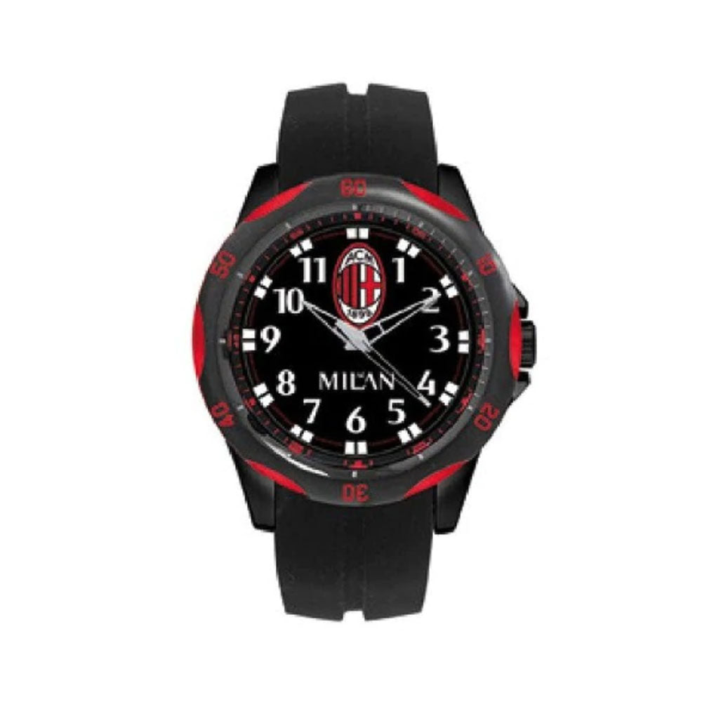 Ac Milan - Orologio Ufficiale Ac Milan Con Cinturino In Gomma
