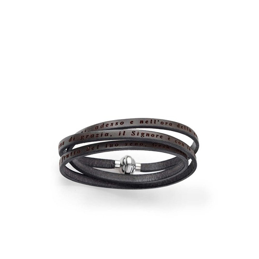 LEATHER BRACELET AVE MARIA (6540677349532)