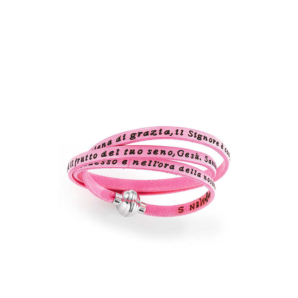 LEATHER BRACELET AVE MARIA (6540674465948)