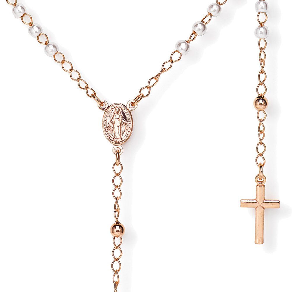 AMEN - ROSARIO CLASSICO IN ARGENTO 925 E PERLE