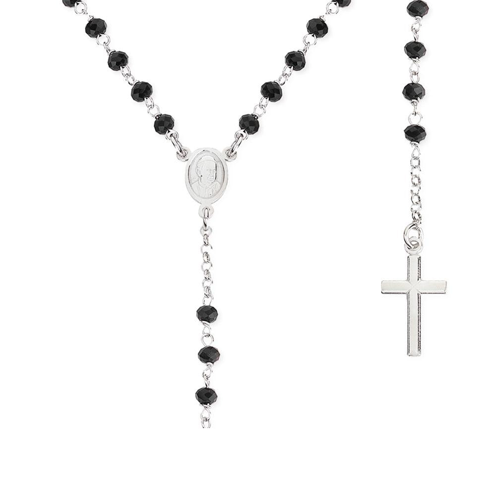 925 SILVER CLASSIC ROSARY WITH CRYSTALS (6143424135324)