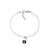 BRACELET IN SILVER 925 AND RHODIUM BLACK MOTHER OF PEARL