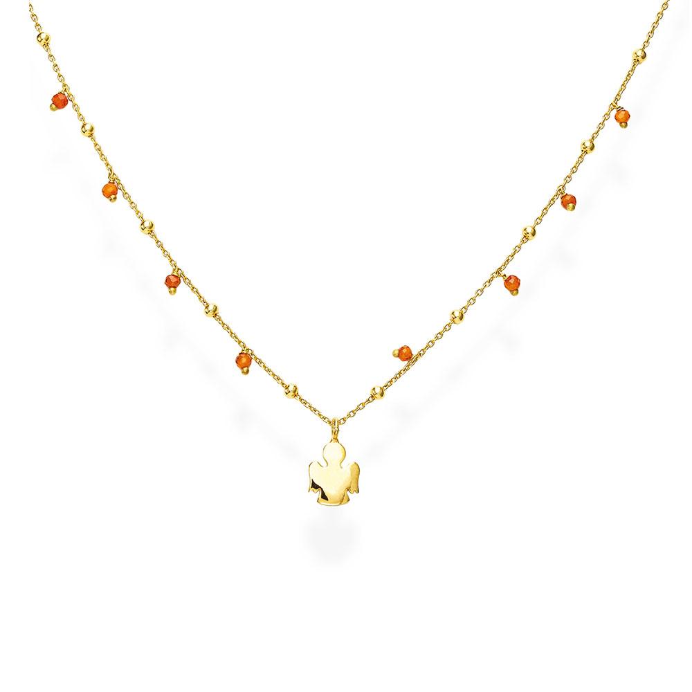 925 SILVER NECKLACE WITH STONES (6143399526556)