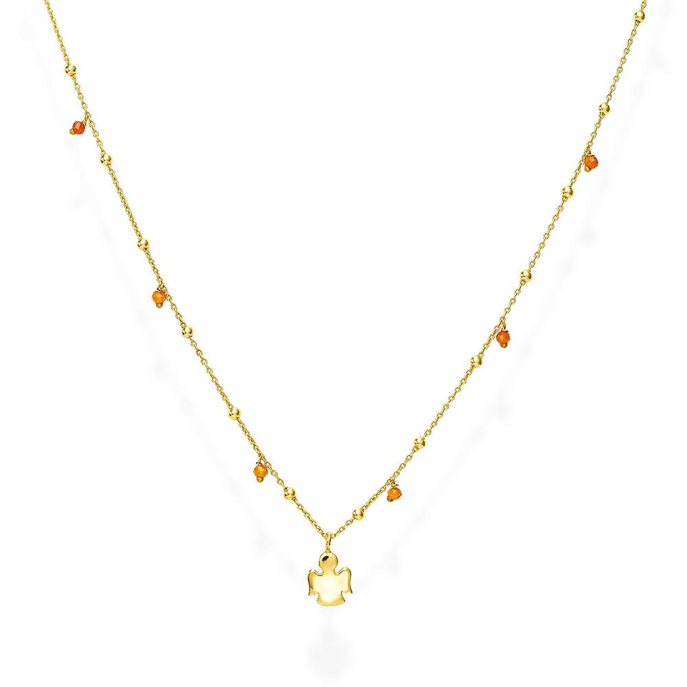 925 SILVER NECKLACE WITH STONES (6143399362716)