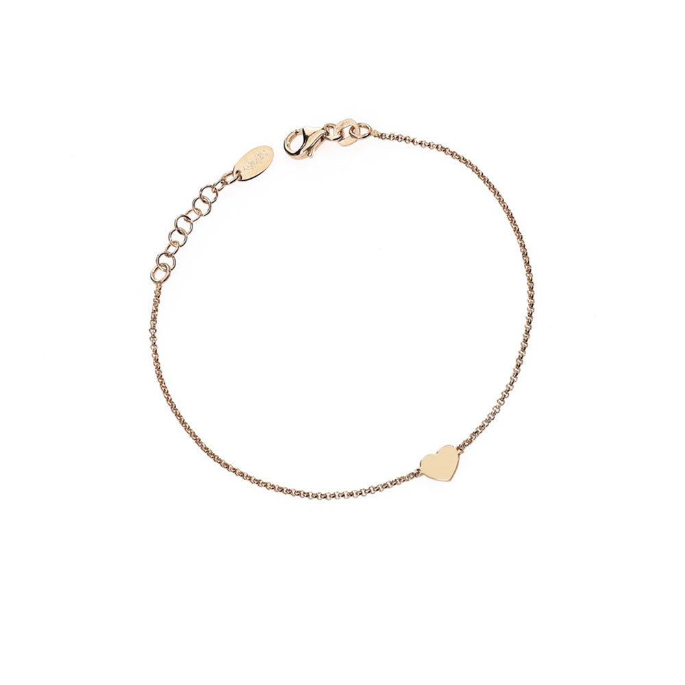 AMEN - BRACCIALE CUORE IN ARGENTO 925