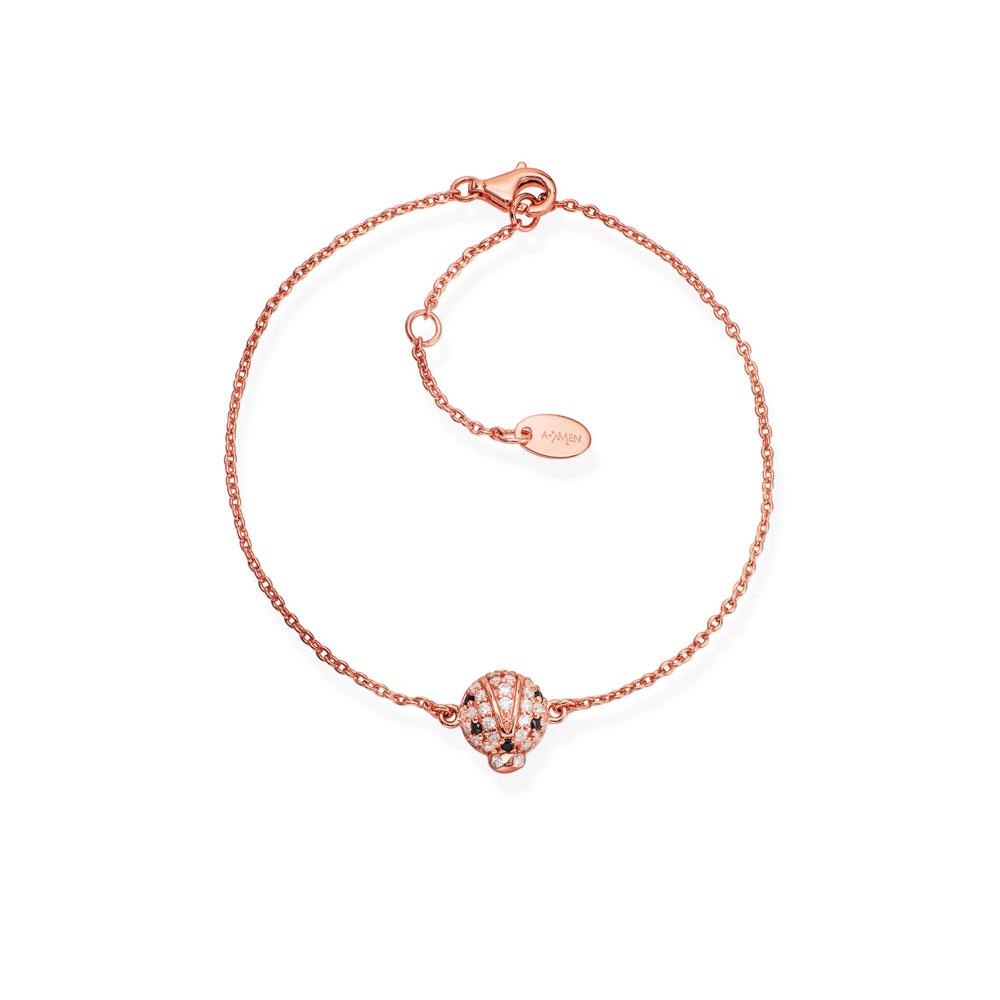 925 SILVER BRACELET WITH STONES (6143422070940)