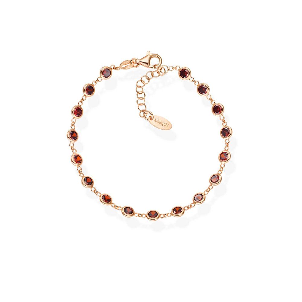 925 SILVER BRACELET WITH STONES (6143433375900)