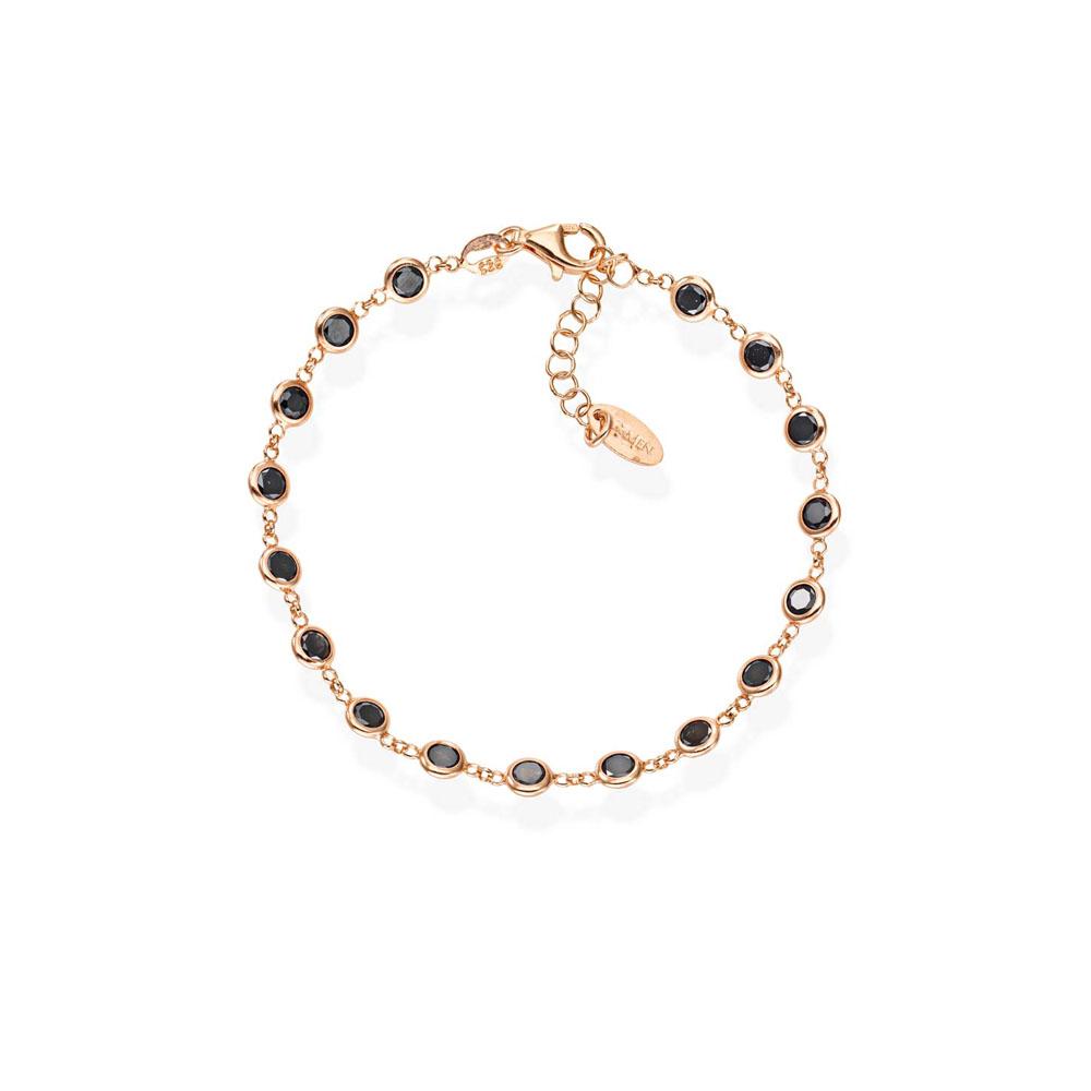 925 SILVER BRACELET WITH STONES (6143433113756)