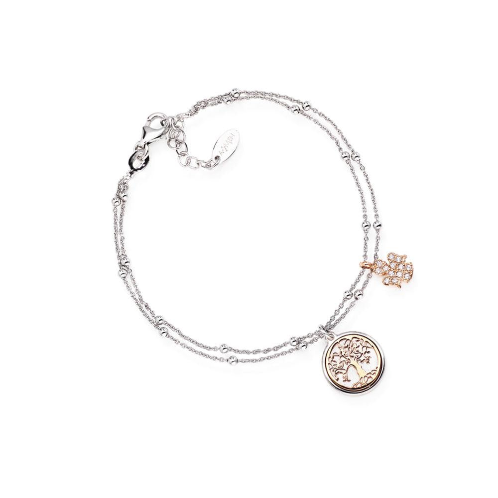 925 SILVER BRACELET WITH STONES (6143421874332)