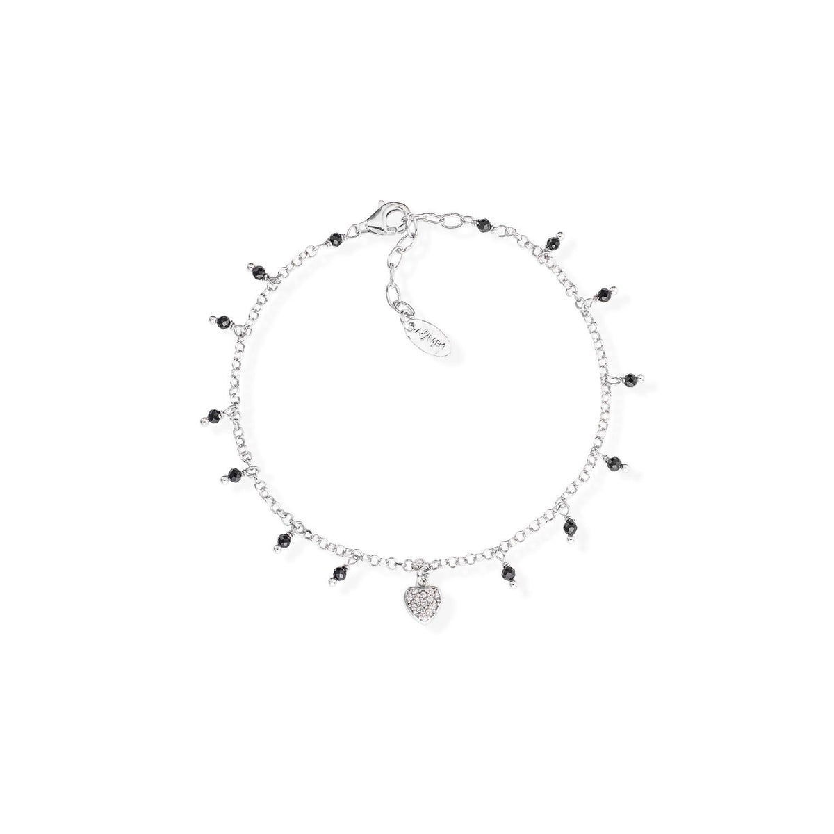 925 SILVER BRACELET WITH STONES AND CRYSTALS (6143422365852)