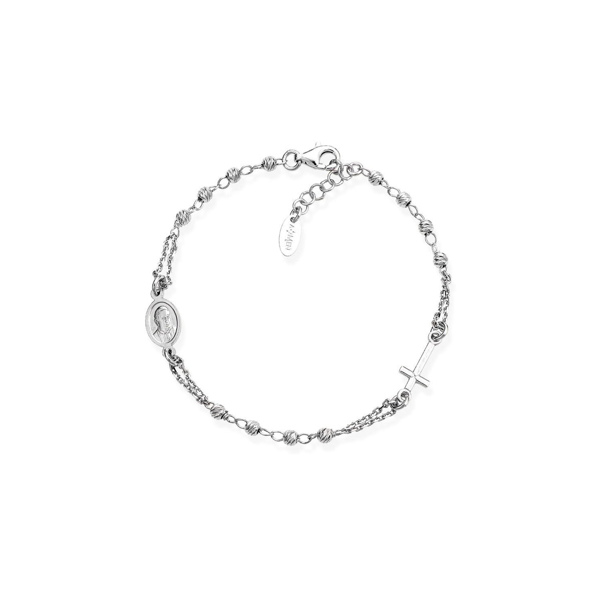 925 SILVER BRACELET ROSARY (6143429443740)