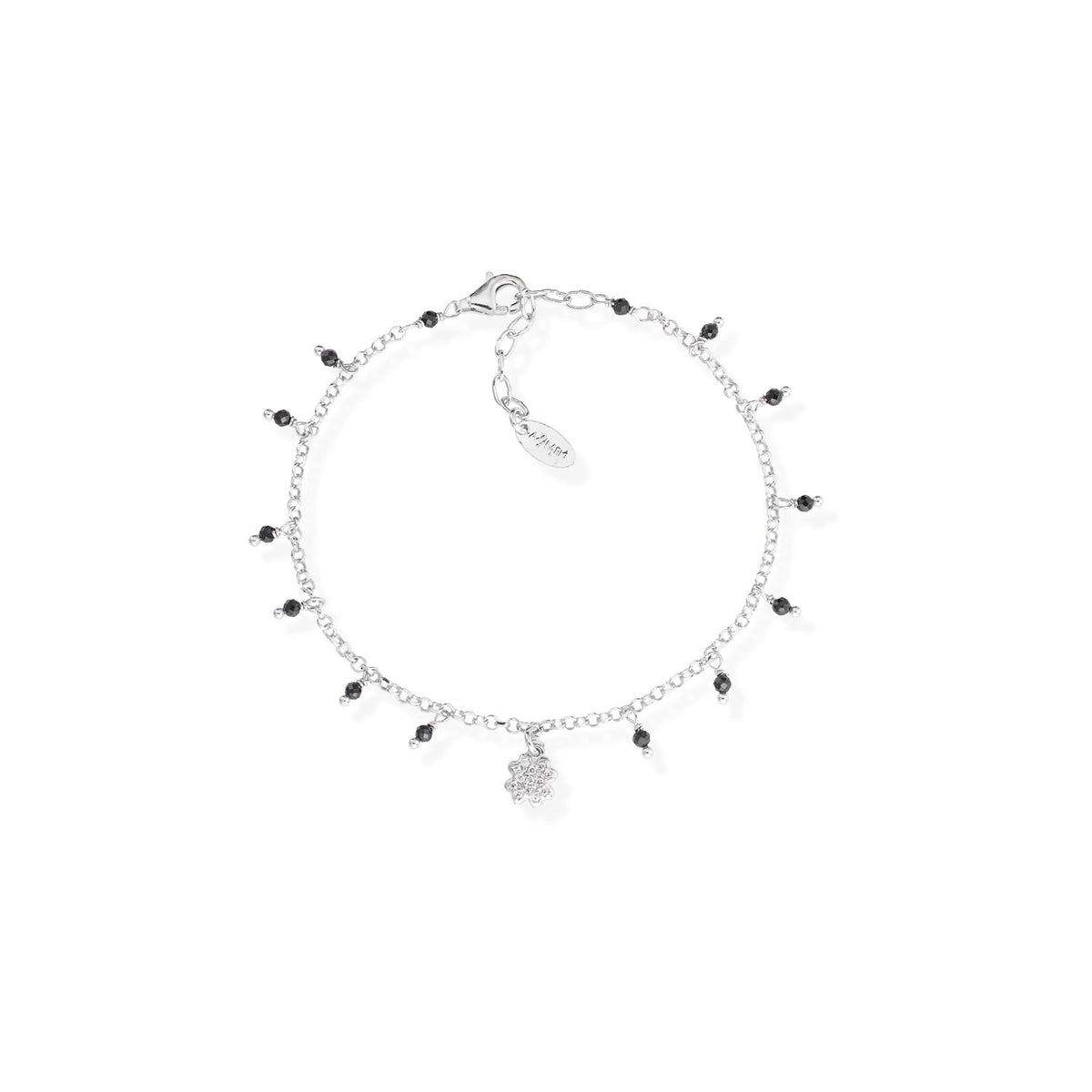 925 SILVER BRACELET WITH STONES AND CRYSTALS (6143422529692)