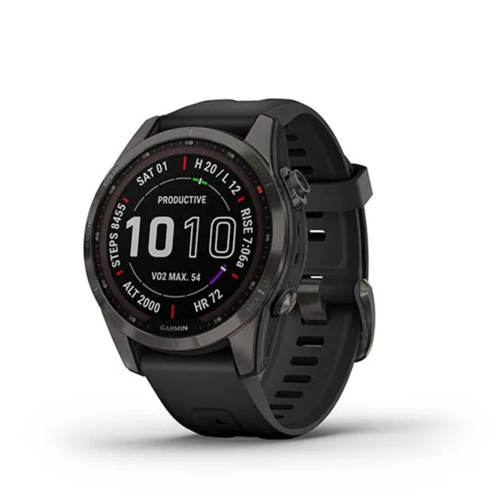 Garmin - Fēnix® 7S – Sapphire Solar Edition - 42mm