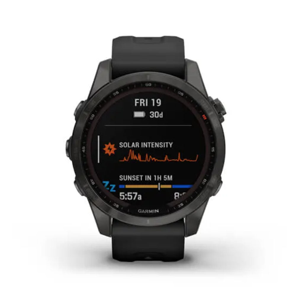 Garmin - Fēnix® 7S – Sapphire Solar Edition - 42mm