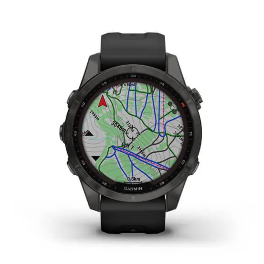 Garmin - Fēnix® 7S – Sapphire Solar Edition - 42mm