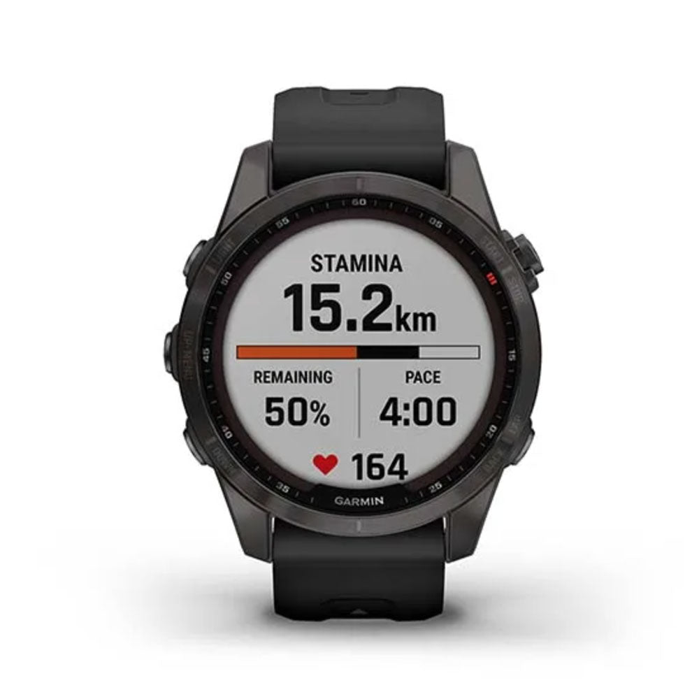 Garmin - Fēnix® 7S – Sapphire Solar Edition - 42mm