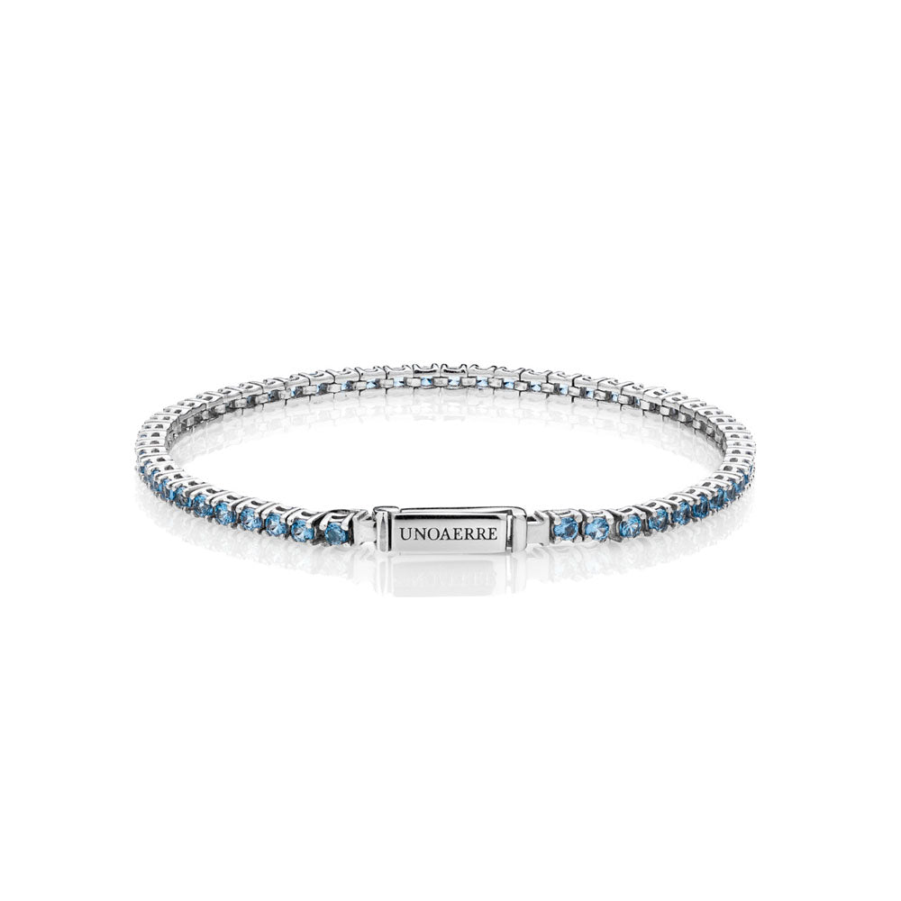 UNOAERRE - BRACCIALE TENNIS IN ARGENTO